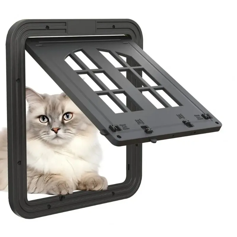 Магнитная самозакрывающаяся клапан для кошек с замком, многофункциональная дверь для домашних животных для экранных дверей, доступ к мелкими животными
Магнитная самозакрывающаяся клапан для кошек с замком, многофункциональная дверь для домашних животных для экранных дверей, доступ к мелкими животными