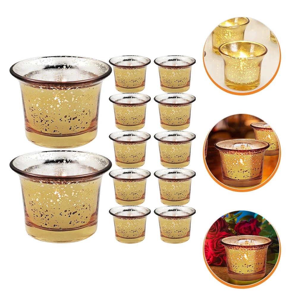 12Pcs Holders Glass Tealight Holders Thick Glass Cups DIY Home Decor Christmas Wedding Decoration
12Pcs Holders Glass Tealight Holders Thick Glass Cups DIY Home Decor Christmas Wedding Decoration