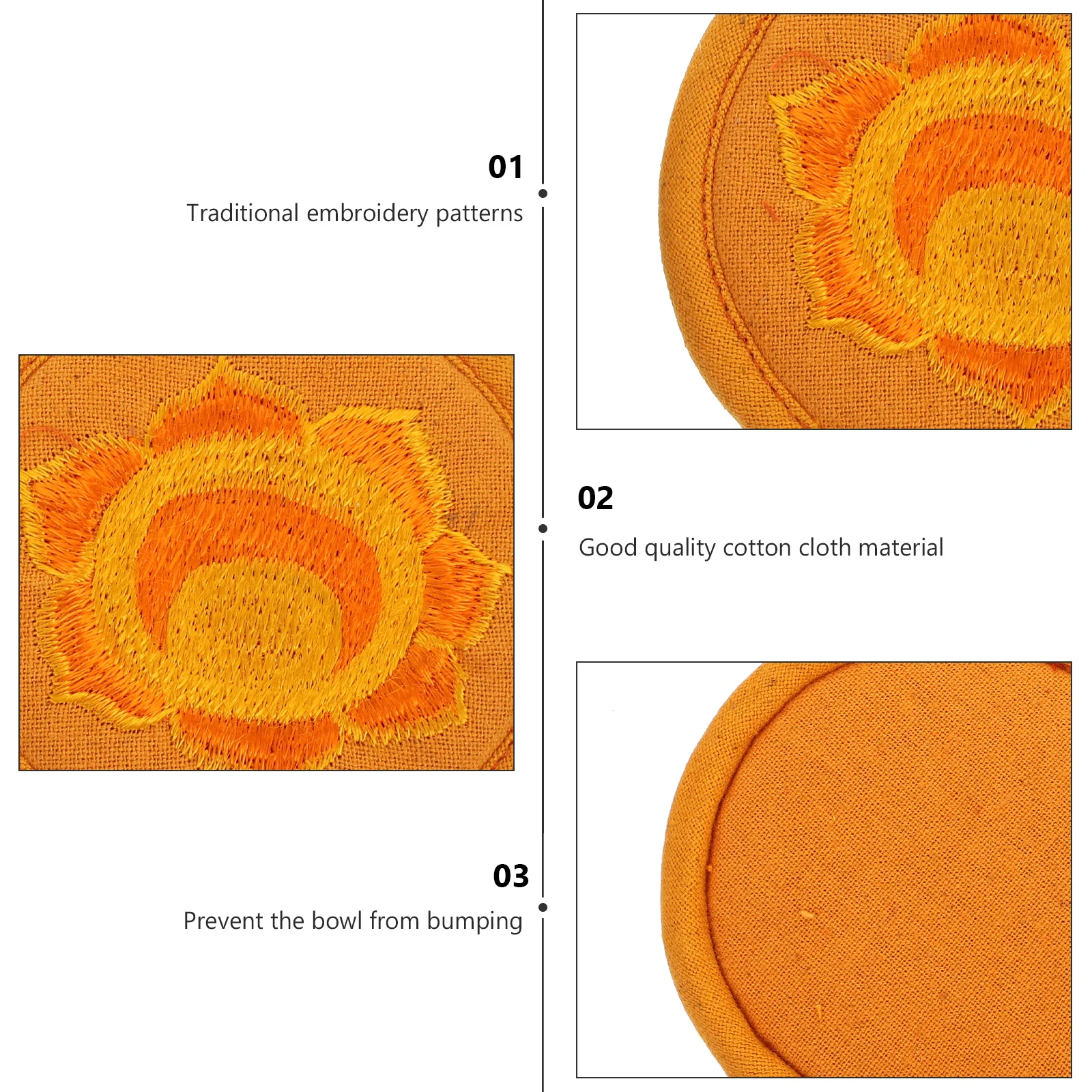 Embroidered Teapot Pad Exquisite Buddhist Ritual Cushion for Sound Bowl Storage Portable Round Mat for Home Temple
Embroidered Teapot Pad Exquisite Buddhist Ritual Cushion for Sound Bowl Storage Portable Round Mat for Home Temple