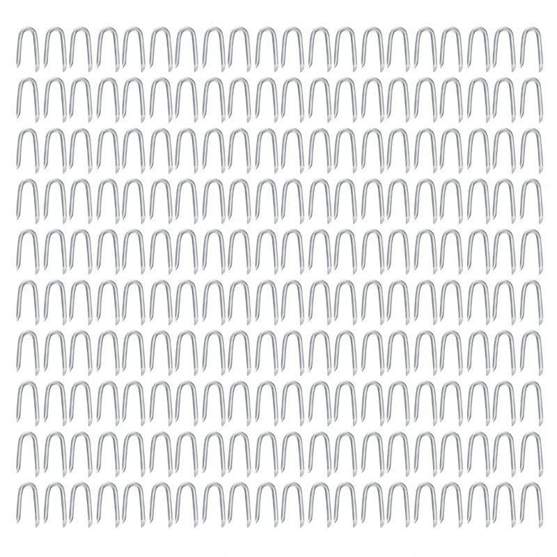 200 Pcs Steel Wire Fencing Staple Heavy Duty UShaped Fasteners Nails Rustproof
200 Pcs Steel Wire Fencing Staple Heavy Duty UShaped Fasteners Nails Rustproof
