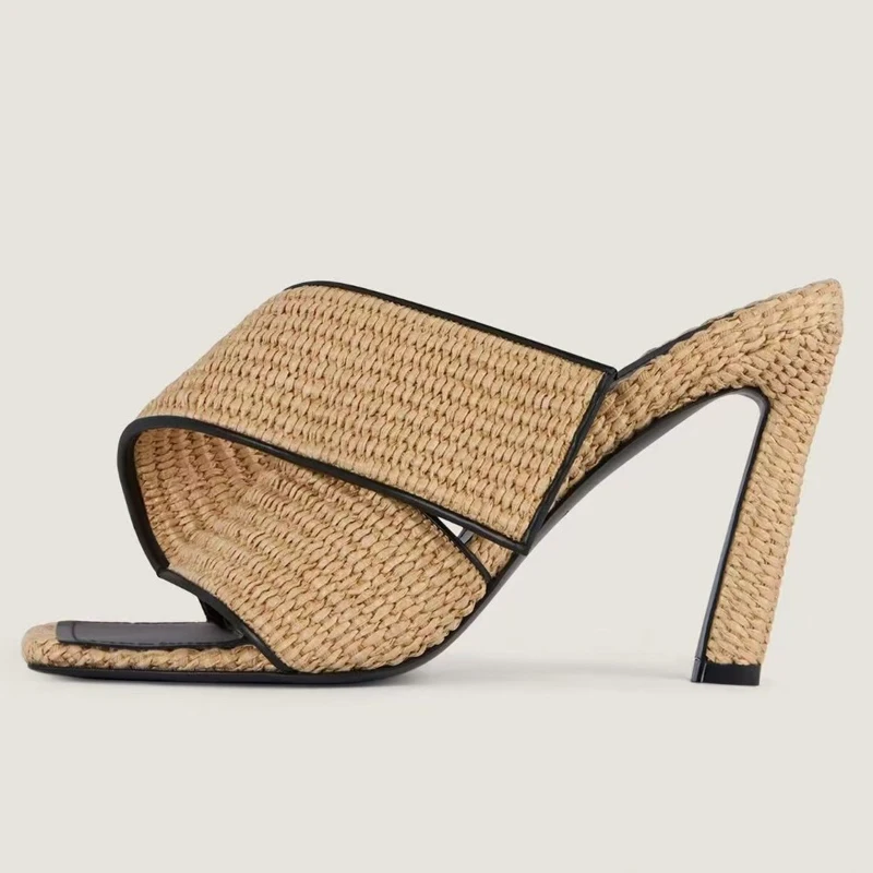 Square Toe Woven Block Heel Mule Sandals Woman Summer 2026 Open Toe Slip On High Heel Shoes Party Beach Shoes Fashion Slipper
Square Toe Woven Block Heel Mule Sandals Woman Summer 2026 Open Toe Slip On High Heel Shoes Party Beach Shoes Fashion Slipper