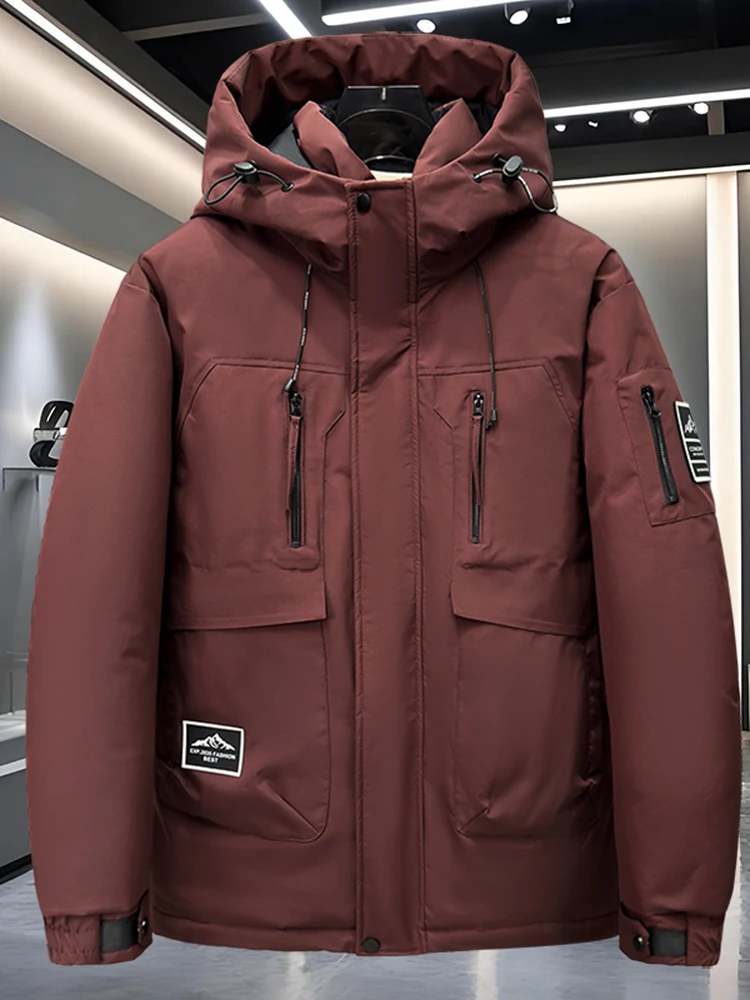 Extra Large Thiened Cotton Jaet for Men Winter Outdoor Warm Cold Proof Clothes plus Size Slimming Not Bulky Cotton Coat
Extra Large Thiened Cotton Jaet for Men Winter Outdoor Warm Cold Proof Clothes plus Size Slimming Not Bulky Cotton Coat