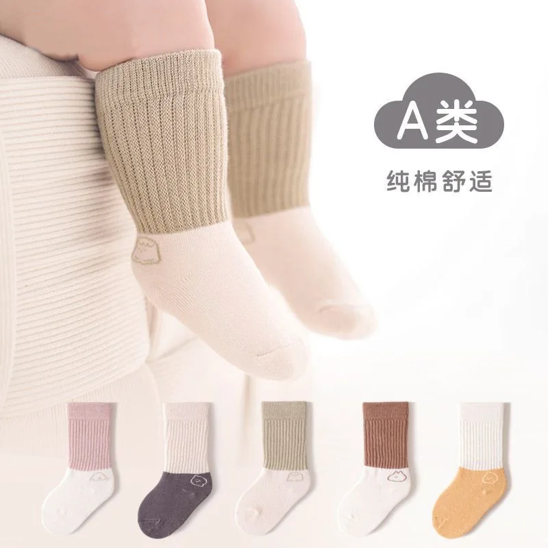 Baby Class A cotton socks spring and autumn new baby 0-6 medium tube socks boys and girls cartoon color matching socks wholesale
Baby Class A cotton socks spring and autumn new baby 0-6 medium tube socks boys and girls cartoon color matching socks wholesale