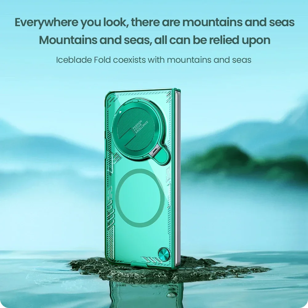 NILLKIN Magnetic Case For OPPO Find N5 5G - 360° Shockproof Anti-Scratch Protection with Built-in Aluminum Stand MagSafe Compati
NILLKIN Magnetic Case For OPPO Find N5 5G - 360° Shockproof Anti-Scratch Protection with Built-in Aluminum Stand MagSafe Compati