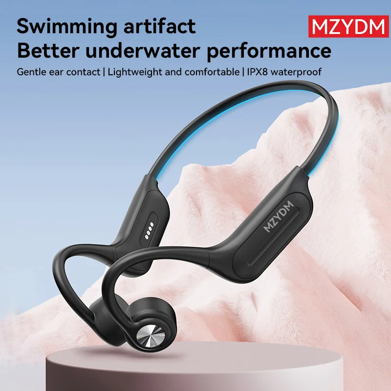 MZYDM Bone Conduction Earphones IPX8 Waterproof Bluetooth5.3 Wireless Headphones 32GB Storage Earhook for Swimming/Running/Sport
MZYDM Bone Conduction Earphones IPX8 Waterproof Bluetooth5.3 Wireless Headphones 32GB Storage Earhook for Swimming/Running/Sport