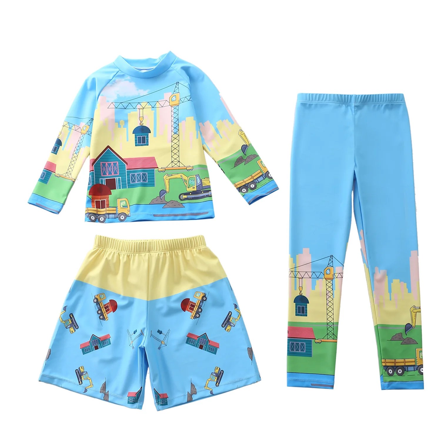 HappyFlute 3 Piece Set Boys Separate Long Pants And Long Sleeves Sunscreen Surfing Bathing Suit For Boys
HappyFlute 3 Piece Set Boys Separate Long Pants And Long Sleeves Sunscreen Surfing Bathing Suit For Boys