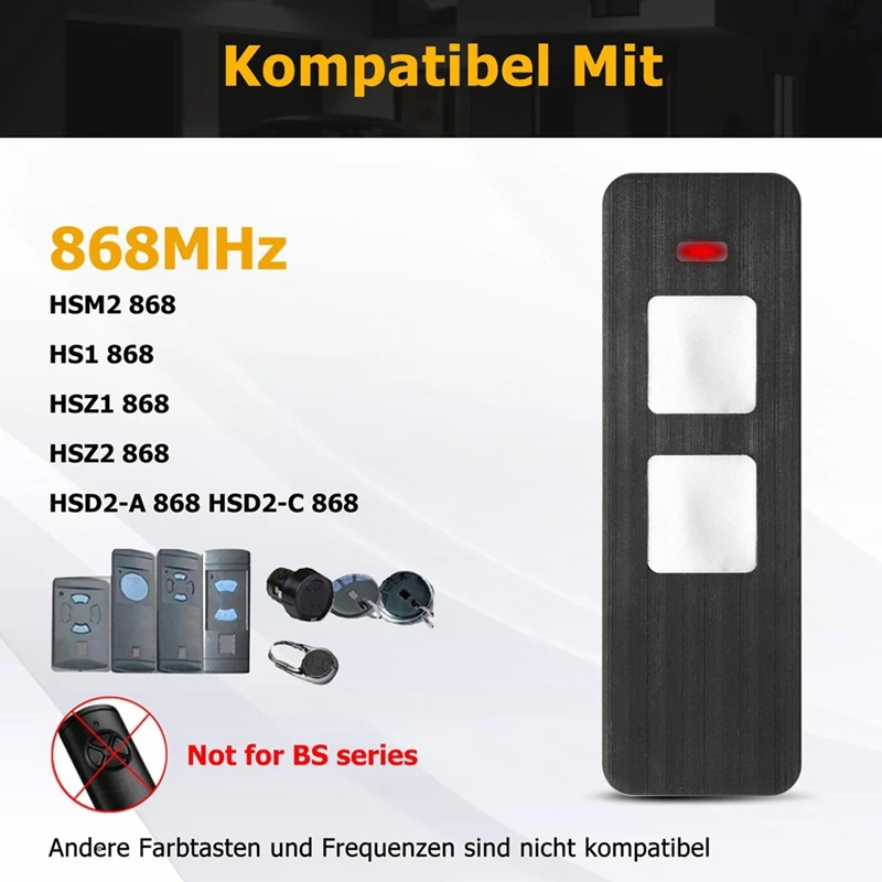 Remote Control Compatible Withsummer Loq2 Forsummer 4015862001900 Garage Door Remote Control
Remote Control Compatible Withsummer Loq2 Forsummer 4015862001900 Garage Door Remote Control