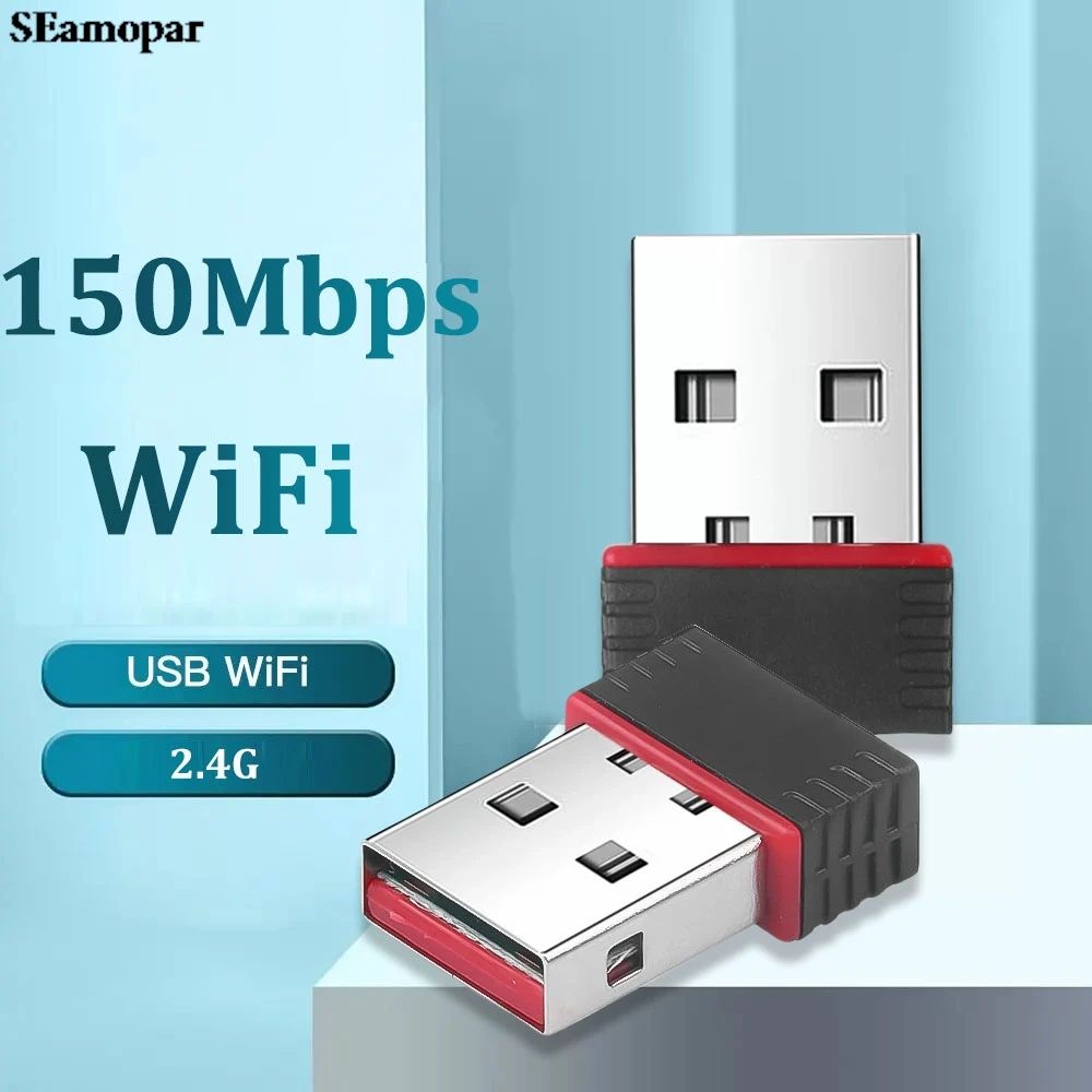 Plug & Play Mini USB Wireless 5.3 Adapter Wireless Network Dongle for Laptops & Desktops Compatible with Windows 11/10 802.11n
Plug & Play Mini USB Wireless 5.3 Adapter Wireless Network Dongle for Laptops & Desktops Compatible with Windows 11/10 802.11n