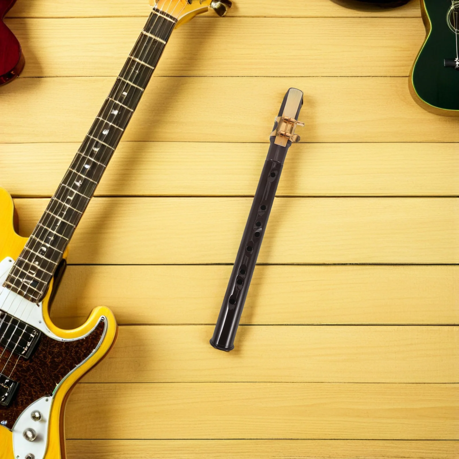 1Set Mini Pocket Saxophone 8 Hole Compact Soprano Sax for Beginners Travel and Parties Portable Music Lovers Instrument
1Set Mini Pocket Saxophone 8 Hole Compact Soprano Sax for Beginners Travel and Parties Portable Music Lovers Instrument