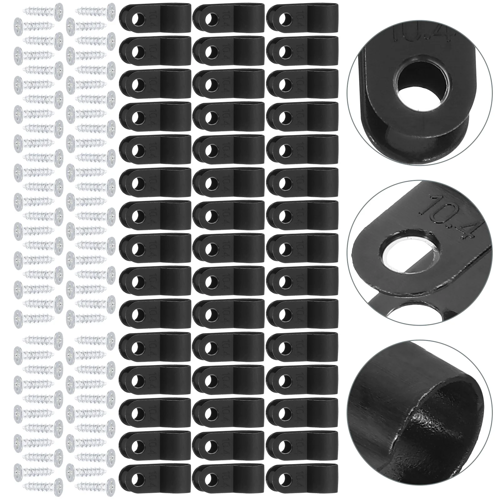 200 Pcs Management Wire Fixing Buckle Cord Holder Clips Cable Covers for Wires Wall
200 Pcs Management Wire Fixing Buckle Cord Holder Clips Cable Covers for Wires Wall