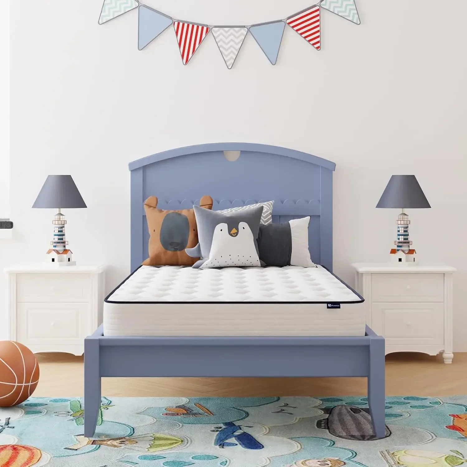 6 Inch Twin Mattress, Foam and Spring Hybrid Mattresses in a Box, Medium Soft, Breathable Fabric & Adaptive Support
6 Inch Twin Mattress, Foam and Spring Hybrid Mattresses in a Box, Medium Soft, Breathable Fabric & Adaptive Support