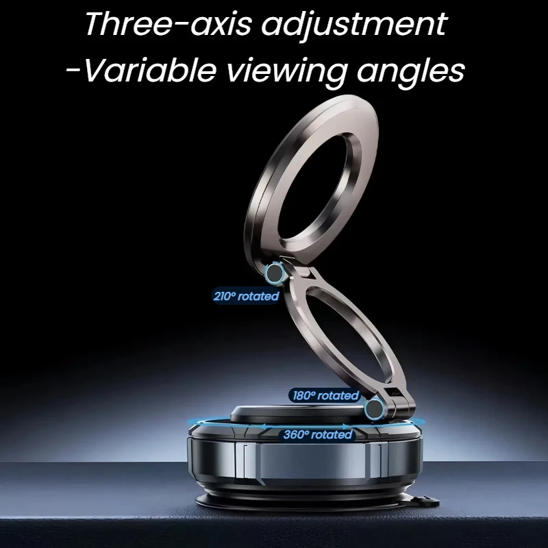 Magnetic Car Phone Holder Vacuum Adsorption Folding Phone Stand Three-axis Rotation For Free Adjustment Suitable for All Vehicle
Magnetic Car Phone Holder Vacuum Adsorption Folding Phone Stand Three-axis Rotation For Free Adjustment Suitable for All Vehicle