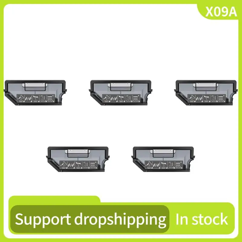 X09A 5X Dust Box Dust Bin Container Parts For ECOVACS Deebot X1 OMNI/TUBRO T10 Vaccum Cleaner Dustbin Box Accessories Black
X09A 5X Dust Box Dust Bin Container Parts For ECOVACS Deebot X1 OMNI/TUBRO T10 Vaccum Cleaner Dustbin Box Accessories Black