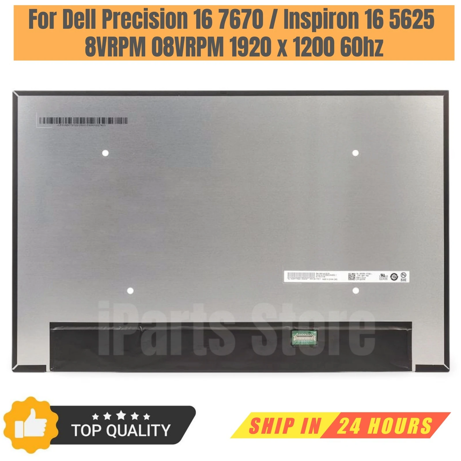 iParts Replacement 16.0 Inch Laptop Screen for Dell Precision 16 7670 Inspiron 5625 8VRPM 08VRPM LCD Display Matrix Panel OEM
iParts Replacement 16.0 Inch Laptop Screen for Dell Precision 16 7670 Inspiron 5625 8VRPM 08VRPM LCD Display Matrix Panel OEM