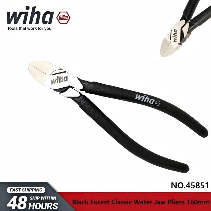 Wiha 45851 Black Forest Classic Waterjet Pliers Plastic Model Scissors Precision Thin Blade 160mm Cr-v Mini Safety
Wiha 45851 Black Forest Classic Waterjet Pliers Plastic Model Scissors Precision Thin Blade 160mm Cr-v Mini Safety