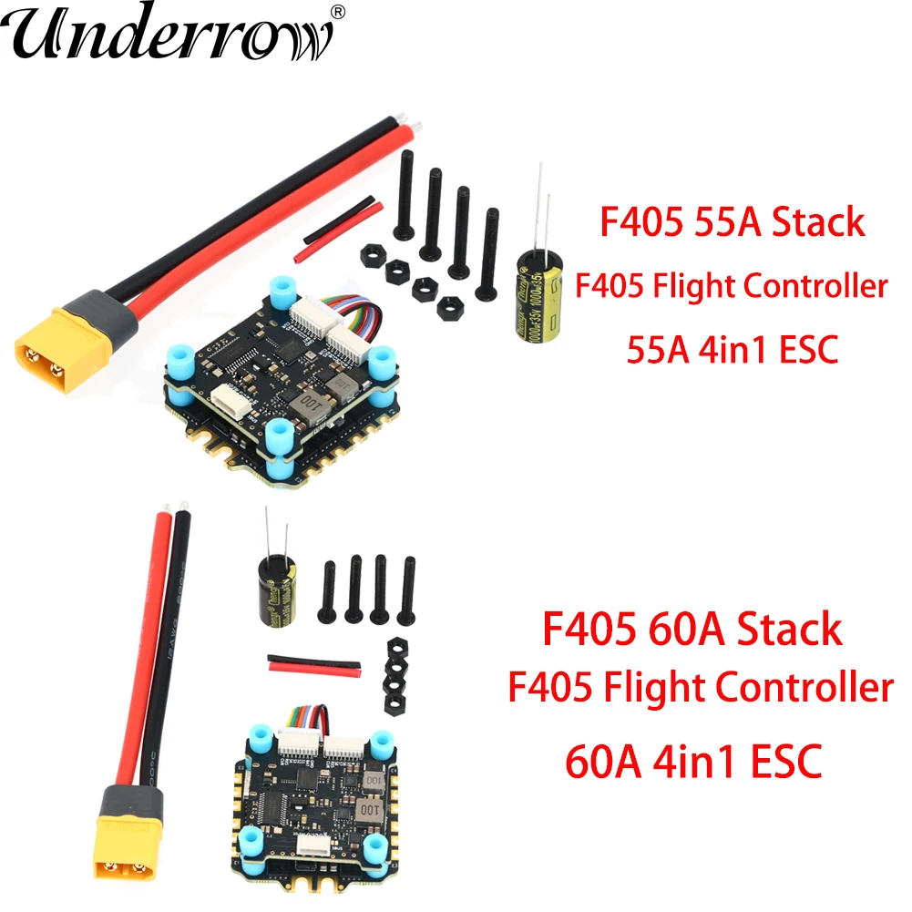 SoloGood F405 55A Stack / F405 V4 60A Stack F405 FC & 55 / 60A 4in1 ESC 2-6S
SoloGood F405 55A Stack / F405 V4 60A Stack F405 FC & 55 / 60A 4in1 ESC 2-6S