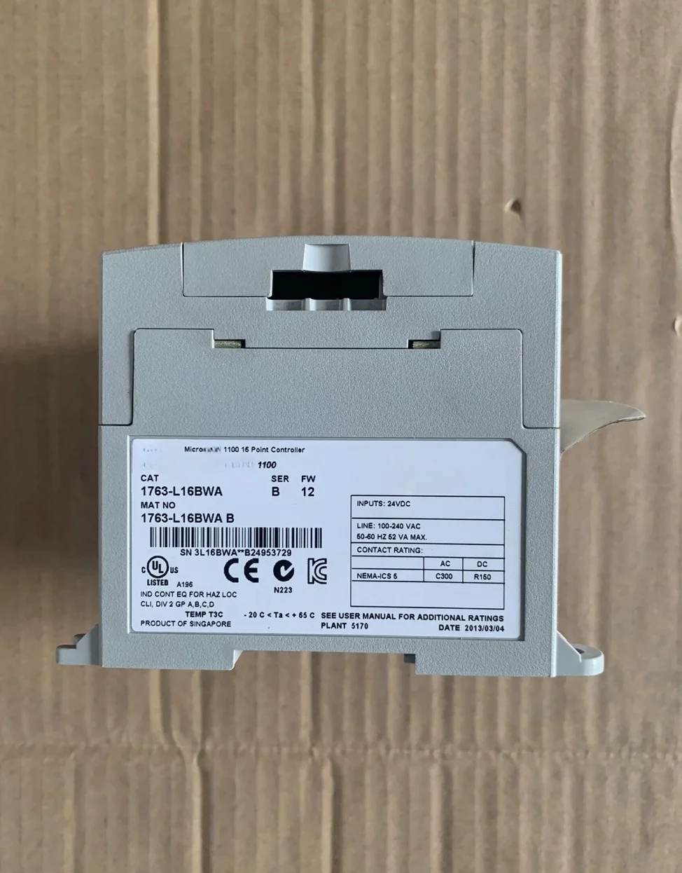 1763-L16BWA Новый и оригинальный модуль ПЛК 
1763-L16BWA Новый и оригинальный модуль ПЛК