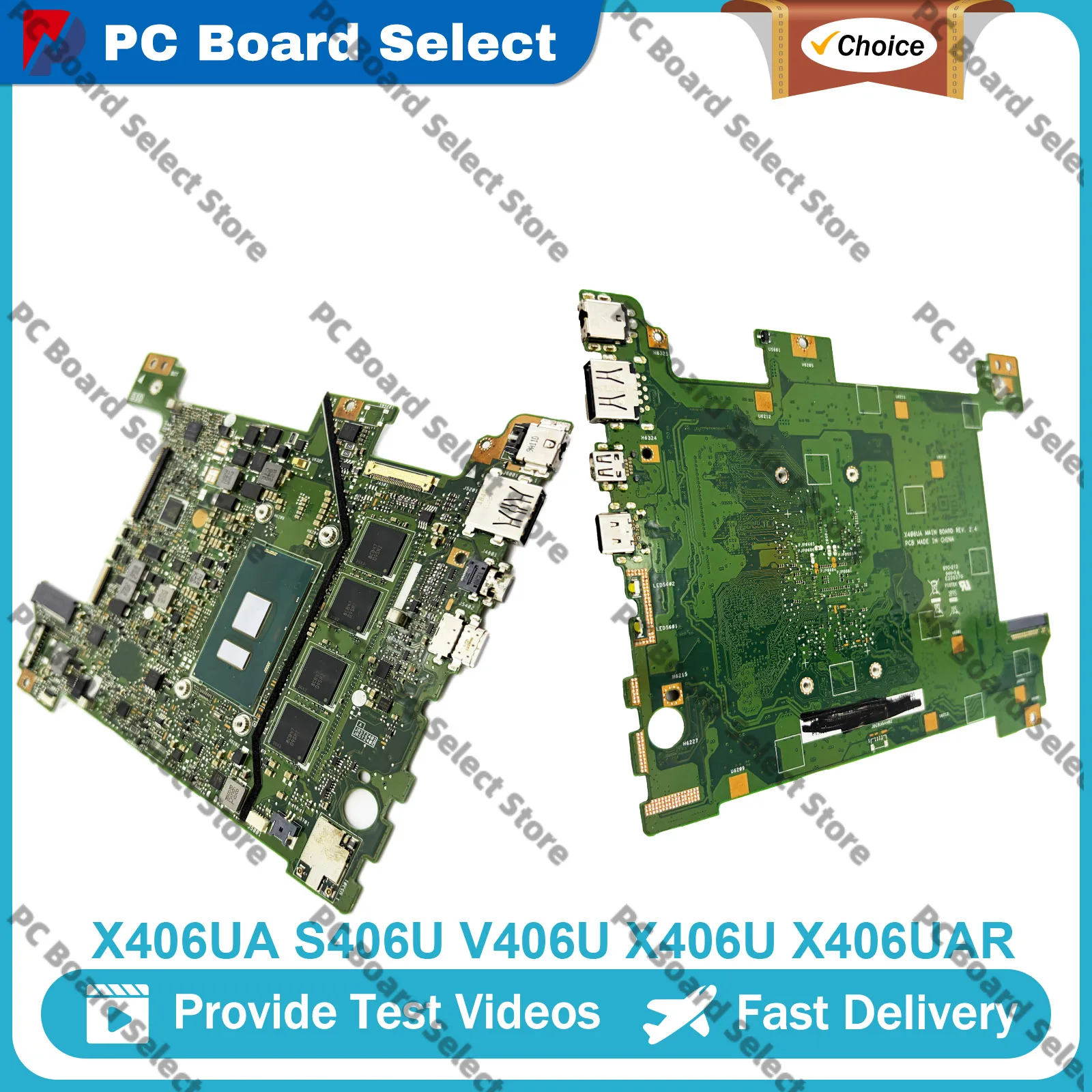 X406UA Laptop Motherboard For ASUS VivoBook X406UAR X406UAS K406U S406U V406U X406U Mainboard With I3 I5 I7 CPU 100% tests OK
X406UA Laptop Motherboard For ASUS VivoBook X406UAR X406UAS K406U S406U V406U X406U Mainboard With I3 I5 I7 CPU 100% tests OK