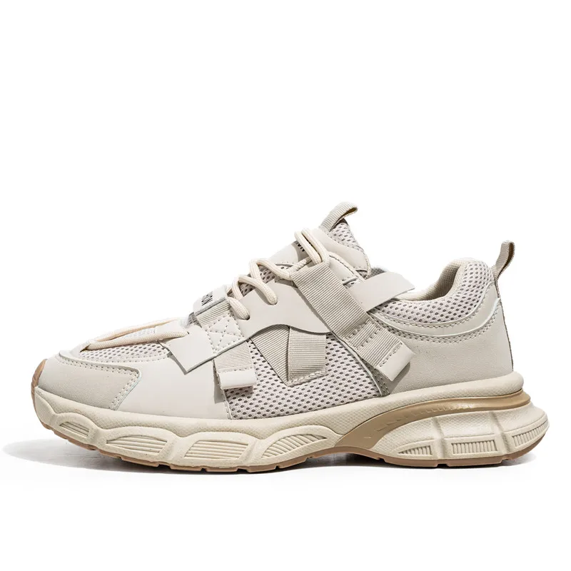 VIPOL Мужские дышащие нескользящие кроссовки, удобные кроссовки для бега с круглым носком, обувь для папы на сетчатой платформе со шнуровкой
VIPOL Мужские дышащие нескользящие кроссовки, удобные кроссовки для бега с круглым носком, обувь для папы на сетчатой платформе со шнуровкой