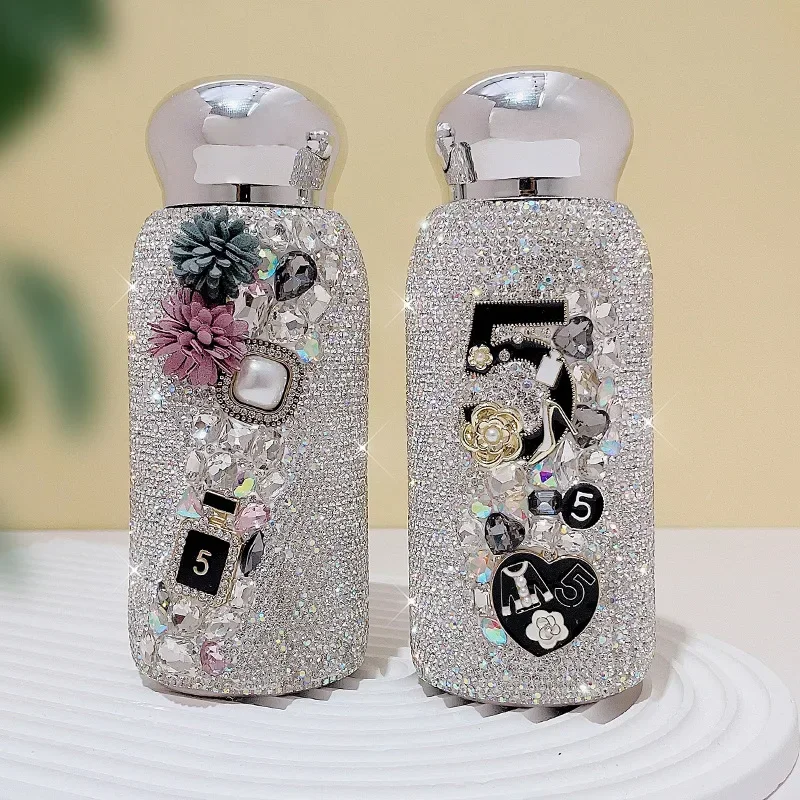 Trendy Luxury Crystal-Studded Insulated Cup - High-Quality Stainless Steel Diamond Finish Water Bottle for Women - Perfect Gift
Trendy Luxury Crystal-Studded Insulated Cup - High-Quality Stainless Steel Diamond Finish Water Bottle for Women - Perfect Gift