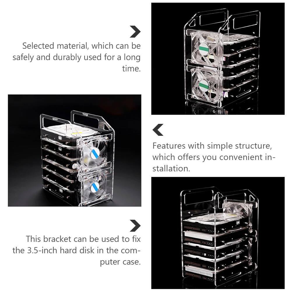 Shelf Hard Drive Storage Rack DIY Disk Drives External Enclosure Mechanical
Shelf Hard Drive Storage Rack DIY Disk Drives External Enclosure Mechanical