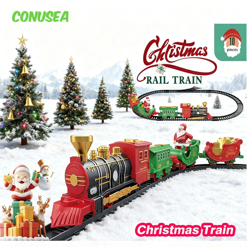 Рождественский набор поездов, трековые машины, игрушки, подарки, электрические игрушки, детский железнодорожный локомотив, классические паровые поезда, модели автомобилей для детей
Рождественский набор поездов, трековые машины, игрушки, подарки, электрические игрушки, детский железнодорожный локомотив, классические паровые поезда, модели автомобилей для детей