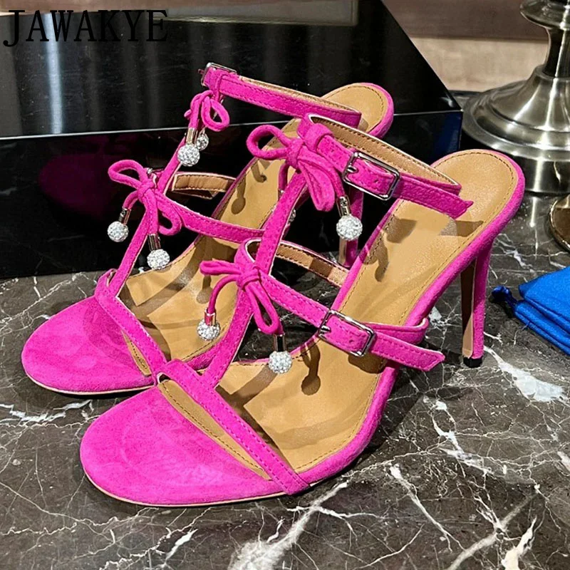 2023 Summer New High Heel Sandals Designer Brand T-strap Bowtie-knot Formal Party Wedding Shoes Women's Dress Sandals
2023 Summer New High Heel Sandals Designer Brand T-strap Bowtie-knot Formal Party Wedding Shoes Women's Dress Sandals