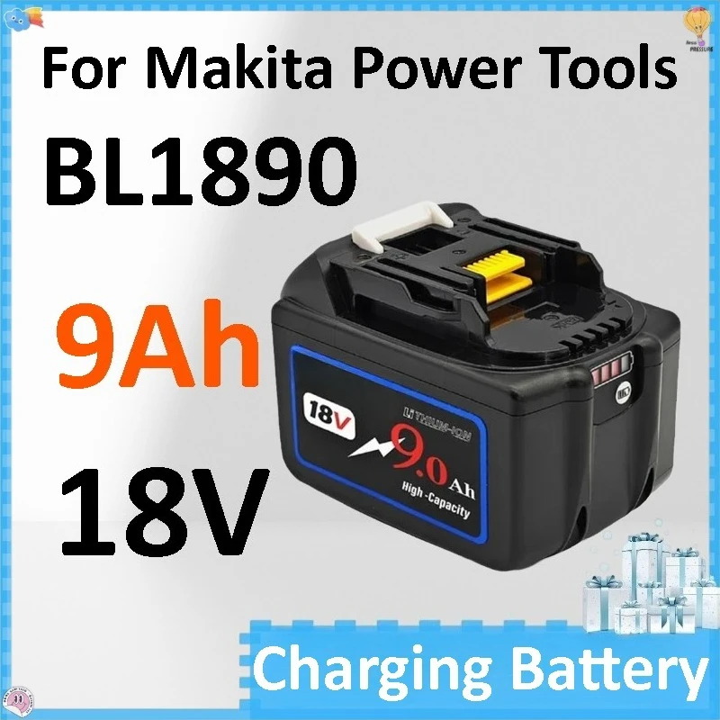 2pcs for Makita 18V 9.0Ah Smart Battery 5S3P Li-ion Pack Overheat Protection for Power Tools Drills Safety Certified
2pcs for Makita 18V 9.0Ah Smart Battery 5S3P Li-ion Pack Overheat Protection for Power Tools Drills Safety Certified