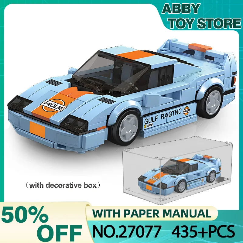 MOLD KING 27077 Технический F40 Супер спортивный автомобиль Строительные блоки Кирпичные скоростные автомобили с коробкой для дисплея Сборка игрушки Kid Christma
MOLD KING 27077 Технический F40 Супер спортивный автомобиль Строительные блоки Кирпичные скоростные автомобили с коробкой для дисплея Сборка игрушки Kid Christma