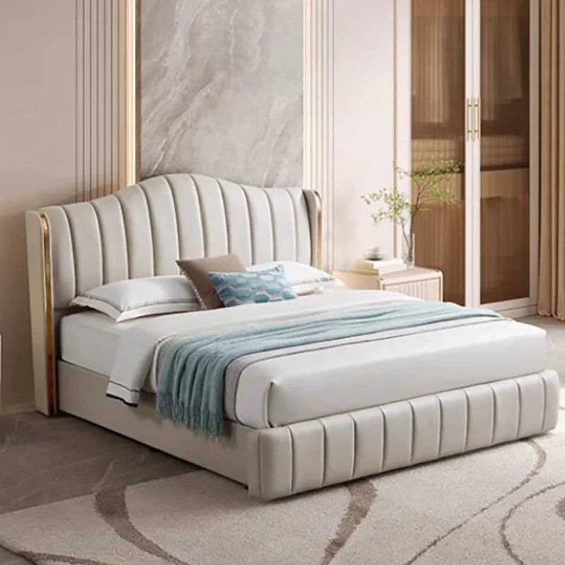 Postmodern Master Double Bed Modern Wood Headboard Frame Double Bed Frame Aesthetic Japanese Salon Muebles Unique Furniture
Postmodern Master Double Bed Modern Wood Headboard Frame Double Bed Frame Aesthetic Japanese Salon Muebles Unique Furniture