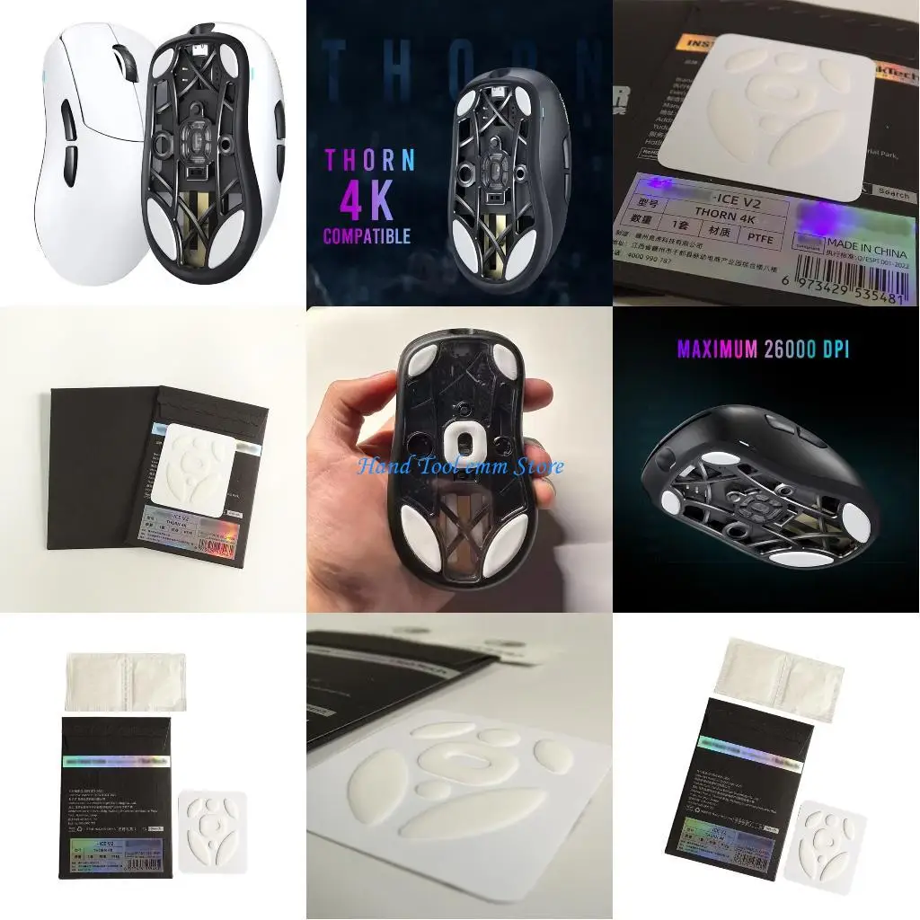 H37F 1Pack Esportstiger Ice Version Mouse Feet Mouse Skates Stickers for Fnatic Thorn 4K
H37F 1Pack Esportstiger Ice Version Mouse Feet Mouse Skates Stickers for Fnatic Thorn 4K