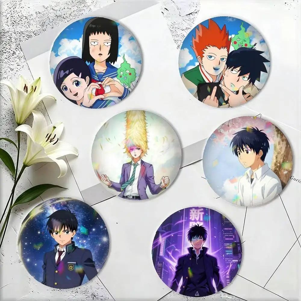 Mob P-Psycho 100 Anime 25 32 44 58 75mm Badges Personalized Round Brooches Pins Accessory Gift
Mob P-Psycho 100 Anime 25 32 44 58 75mm Badges Personalized Round Brooches Pins Accessory Gift
