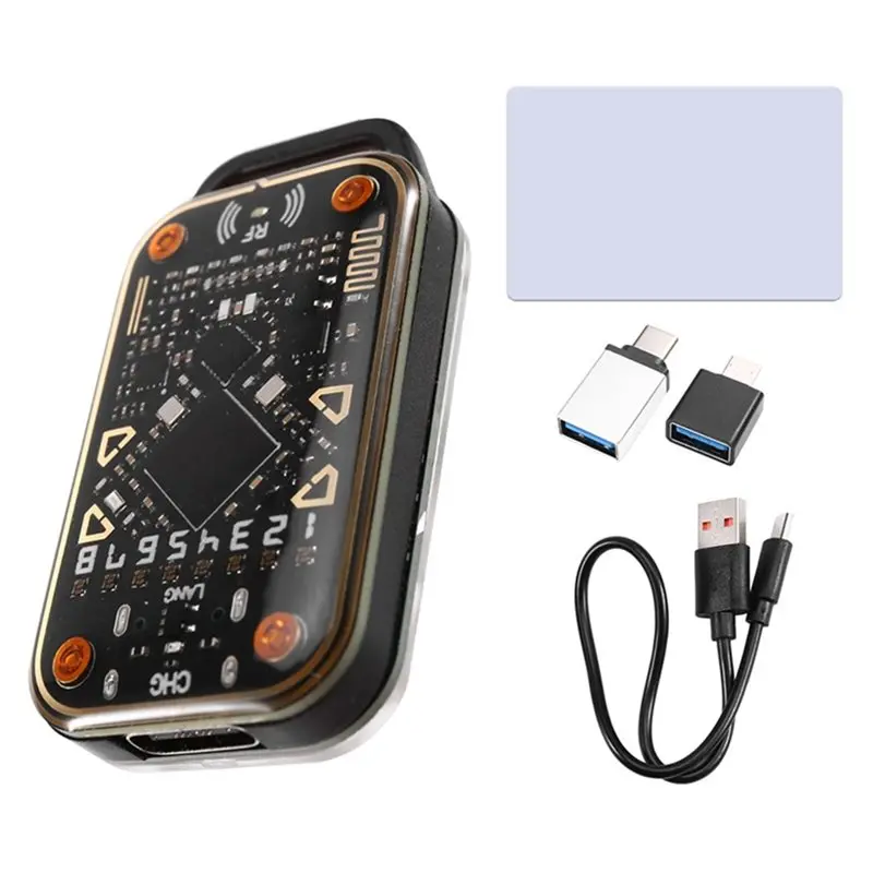 A73E-Chameleon Ultra V3.0 2026 RFID-считыватель-дубликатор смарт-чипов, считыватель/записыватель UID-карт, поддержка карт 125 кГц и 13,56 МГц
A73E-Chameleon Ultra V3.0 2026 RFID-считыватель-дубликатор смарт-чипов, считыватель/записыватель UID-карт, поддержка карт 125 кГц и 13,56 МГц