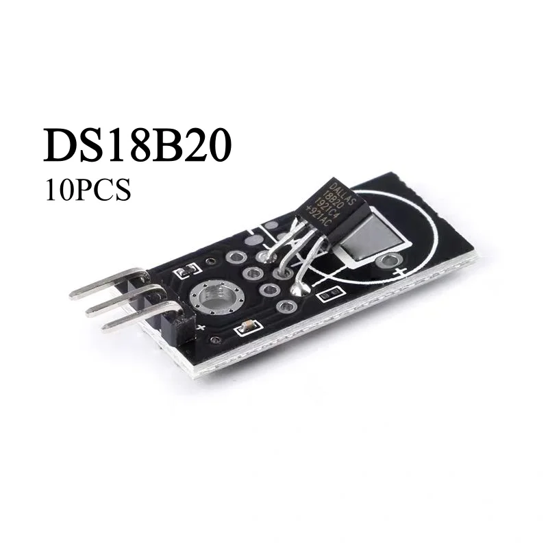 10PCS Digital Temperature Module Detection Sensor Module Board for Arduino DC 5V 18B20 Digital Signal Output DS18B20
10PCS Digital Temperature Module Detection Sensor Module Board for Arduino DC 5V 18B20 Digital Signal Output DS18B20