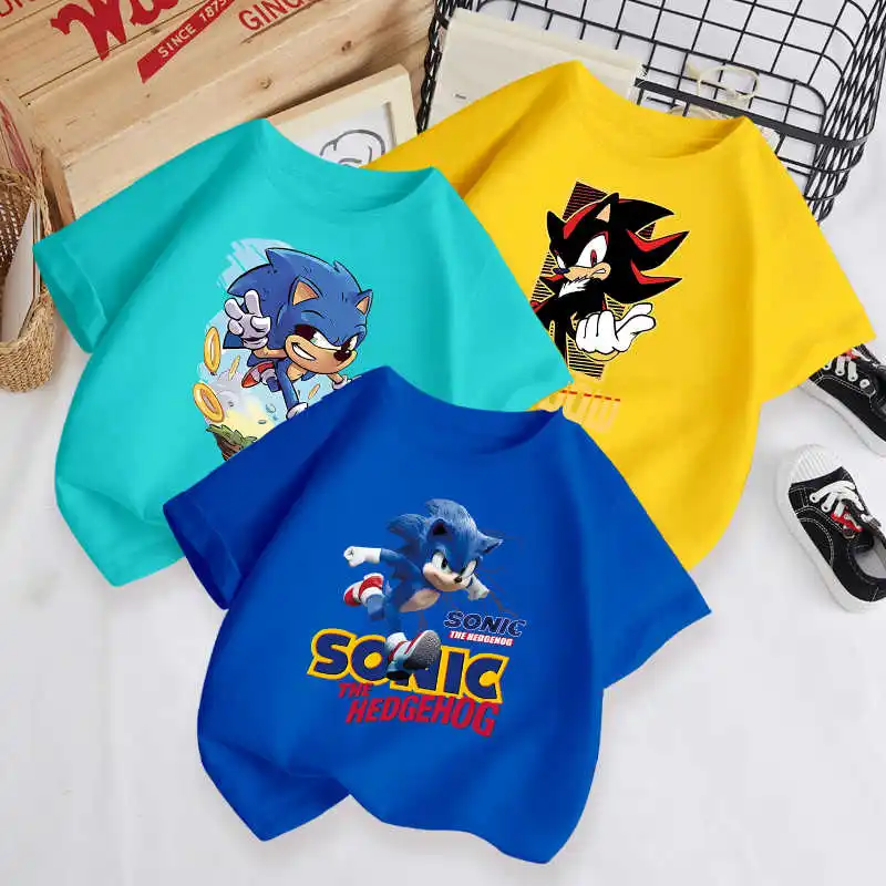 Sonics Children T-Shirt Birthday Number 1-9 Tee Boys Blue Short-Sleeved T-Shirts Cotton Casual Cartoon Printed Cool Tee Shirts
Sonics Children T-Shirt Birthday Number 1-9 Tee Boys Blue Short-Sleeved T-Shirts Cotton Casual Cartoon Printed Cool Tee Shirts