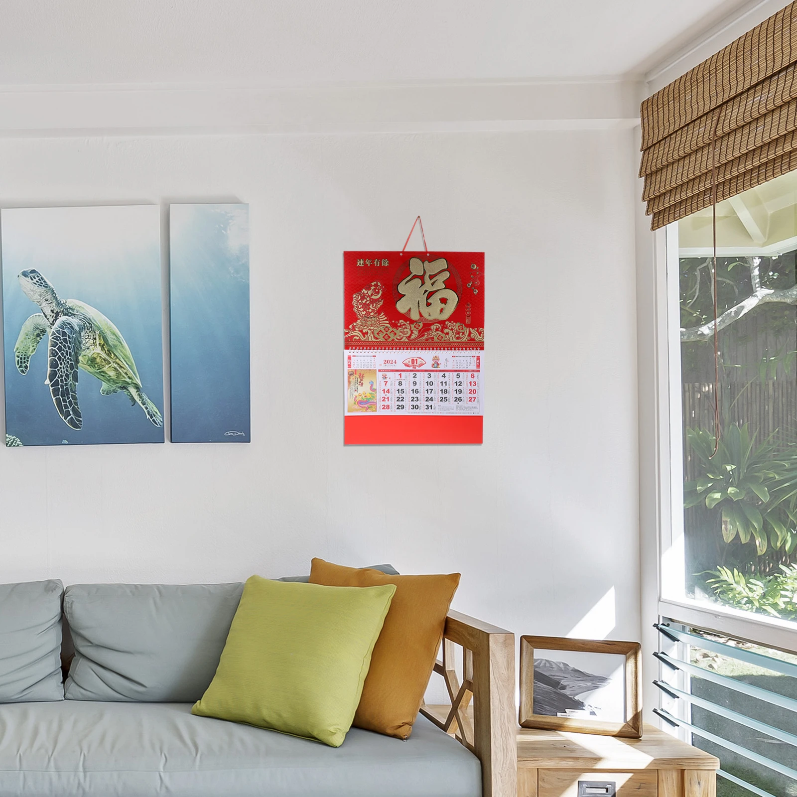 2024 Large Wall Calendar Chinese Style Lunar Date Traditional Paper Hanging Coil Bound Family Use New Year Gift Yearly
2024 Large Wall Calendar Chinese Style Lunar Date Traditional Paper Hanging Coil Bound Family Use New Year Gift Yearly