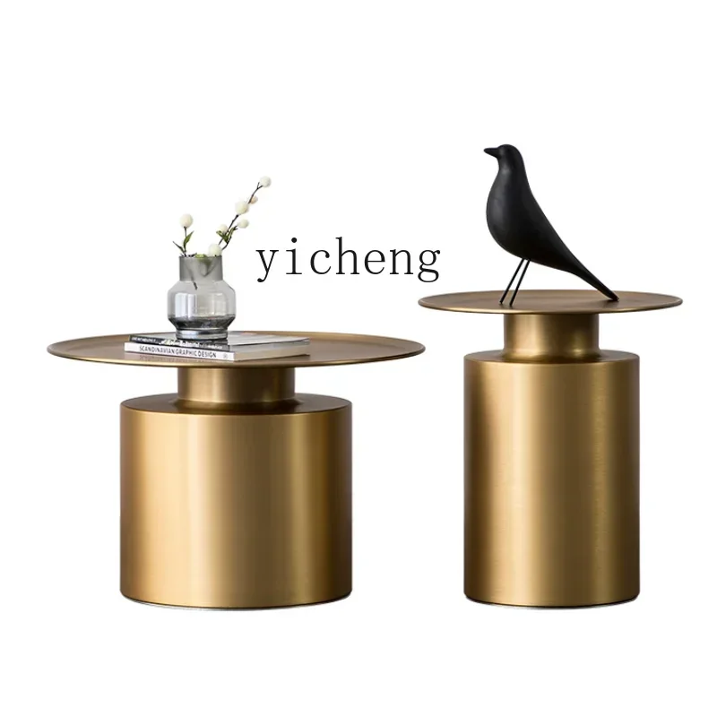 Metal Tea Table round Combination Modern Light Luxury Living Room Small Tea Table Simple Corner Table
Metal Tea Table round Combination Modern Light Luxury Living Room Small Tea Table Simple Corner Table