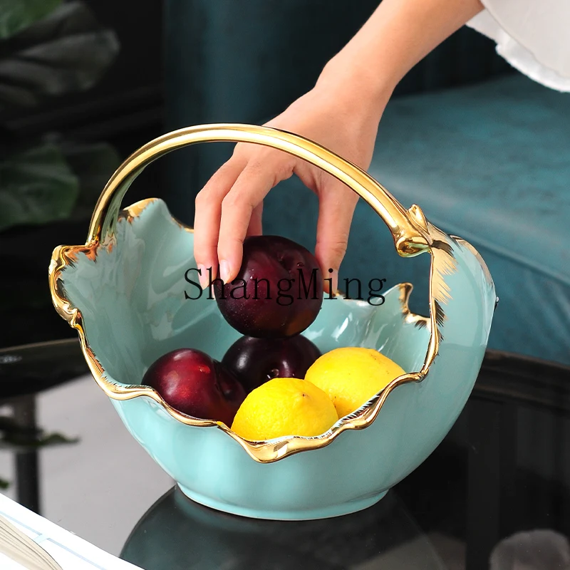 LXY ceramic creative fruit plate living room coffee table storage exquisite basket candy bowl set
LXY ceramic creative fruit plate living room coffee table storage exquisite basket candy bowl set