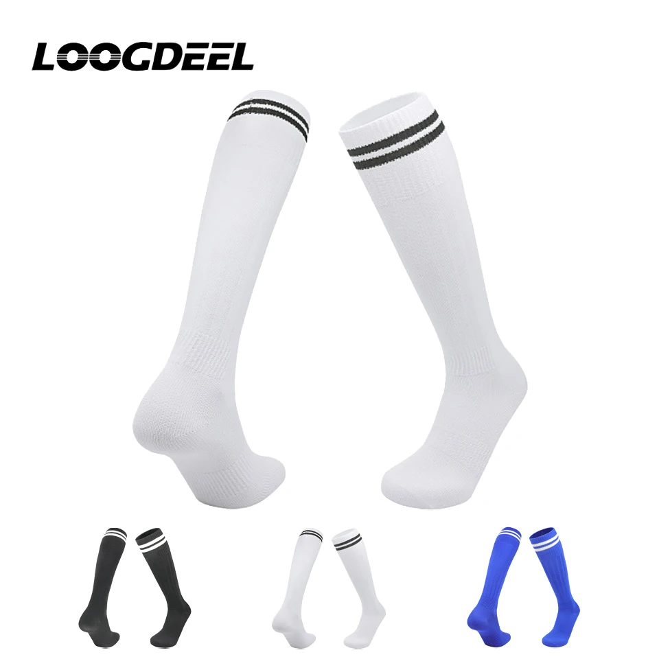 Loogdeel 1 Pair Professional Football Socks Running Long Calf Socks Jump Rope Over-the-knee Compression Elastic Sports Socks
Loogdeel 1 Pair Professional Football Socks Running Long Calf Socks Jump Rope Over-the-knee Compression Elastic Sports Socks