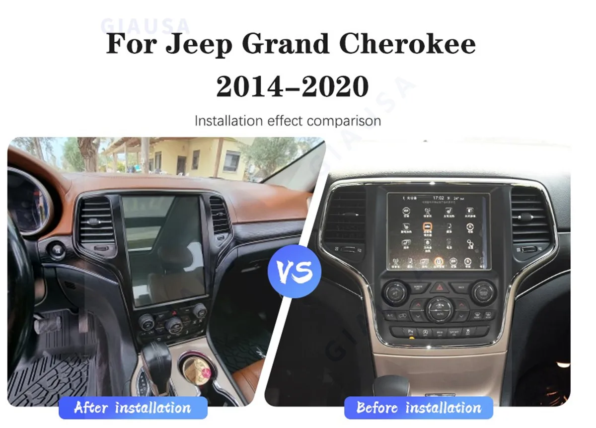 Android 13 For Jeep Grand Cherokee 2014-2020 Car Radio Auto Navigation GPS Stereo Video Player DVD Multimedia DSP 4G WIFI
Android 13 For Jeep Grand Cherokee 2014-2020 Car Radio Auto Navigation GPS Stereo Video Player DVD Multimedia DSP 4G WIFI