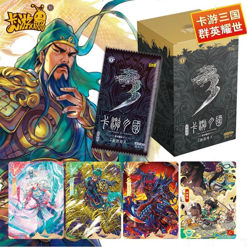 KAYOU Genuine The Three Kingdoms Card Trading Game Competitive Battle Pack Hobby Collectible Game Collection Gifts Toys
KAYOU Genuine The Three Kingdoms Card Trading Game Competitive Battle Pack Hobby Collectible Game Collection Gifts Toys