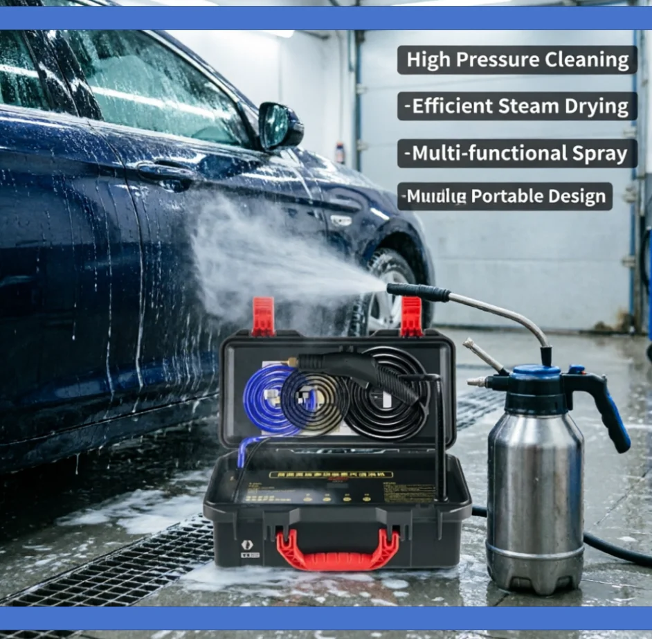 LYH 200V High Temperature High Pressure Steam Cleaner Multi-Function Portable Home Car Cleaning Appliance
LYH 200V High Temperature High Pressure Steam Cleaner Multi-Function Portable Home Car Cleaning Appliance