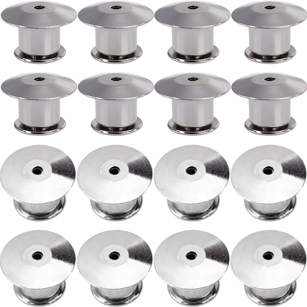22 Pcs Metal Locking Pin Backings Round Flat Clutch for Enamel Jewelry Replacement Craft Projects Wear Resistant
22 Pcs Metal Locking Pin Backings Round Flat Clutch for Enamel Jewelry Replacement Craft Projects Wear Resistant