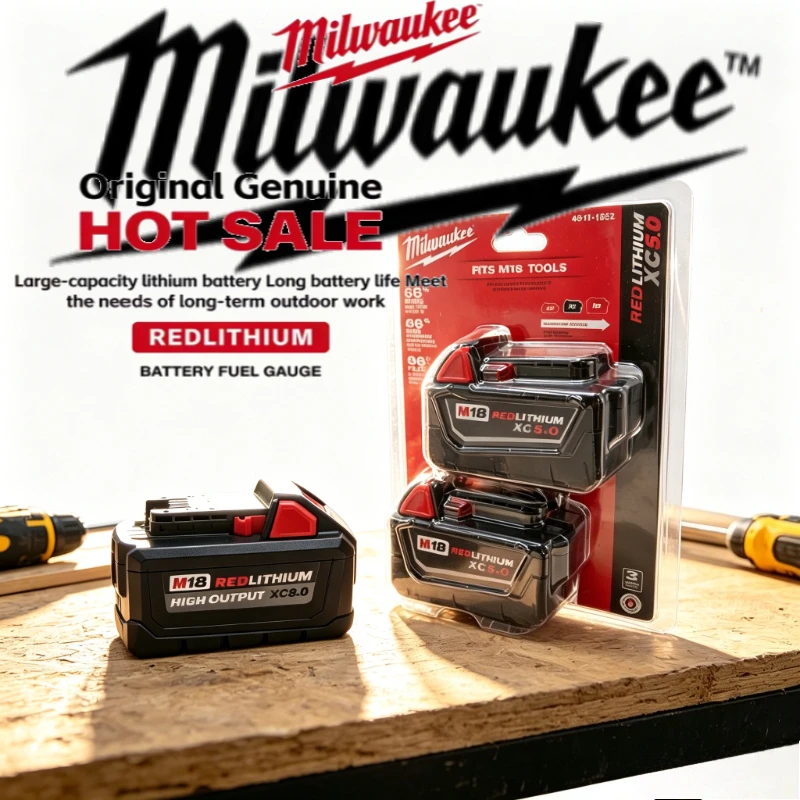 Milwaukee RedLithium M18 XC5.0 OEM Replacement Battery Fit Full Range M18 Cordless Power Tools Auto Shop Repair Accessories
Milwaukee RedLithium M18 XC5.0 OEM Replacement Battery Fit Full Range M18 Cordless Power Tools Auto Shop Repair Accessories