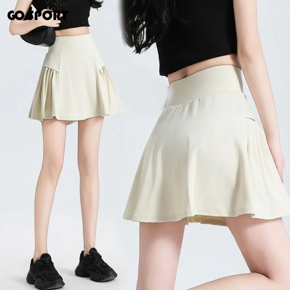 Дышащая плиссированная юбка с высокой талией, антибликовая искусственная теннисная короткая юбка из двух предметов, однотонная одежда для фитнеса
Дышащая плиссированная юбка с высокой талией, антибликовая искусственная теннисная короткая юбка из двух предметов, однотонная одежда для фитнеса