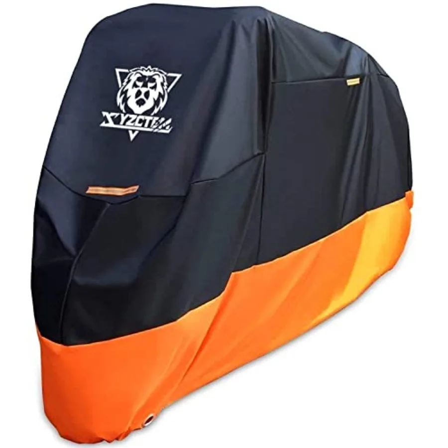 Motorcycle Cover All Season Waterproof Outdoor Protection Precision Fit up to 104 Inch Tour Bikes, Choppers and Cruisers Protec
Motorcycle Cover All Season Waterproof Outdoor Protection Precision Fit up to 104 Inch Tour Bikes, Choppers and Cruisers Protec