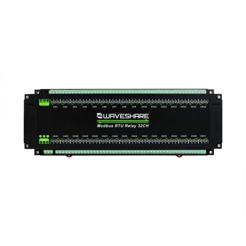 Вход RS485 BUS Modbus RTU 32-канальный релейный модуль, плата контроллера пластины карты
Вход RS485 BUS Modbus RTU 32-канальный релейный модуль, плата контроллера пластины карты