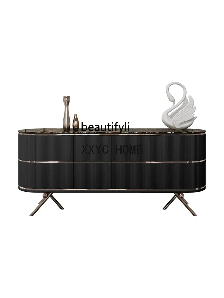 Solid Wood Sideboard Light Luxury Household Living Room Storage Cabinet Household Marble Entrance Cabinet
Solid Wood Sideboard Light Luxury Household Living Room Storage Cabinet Household Marble Entrance Cabinet