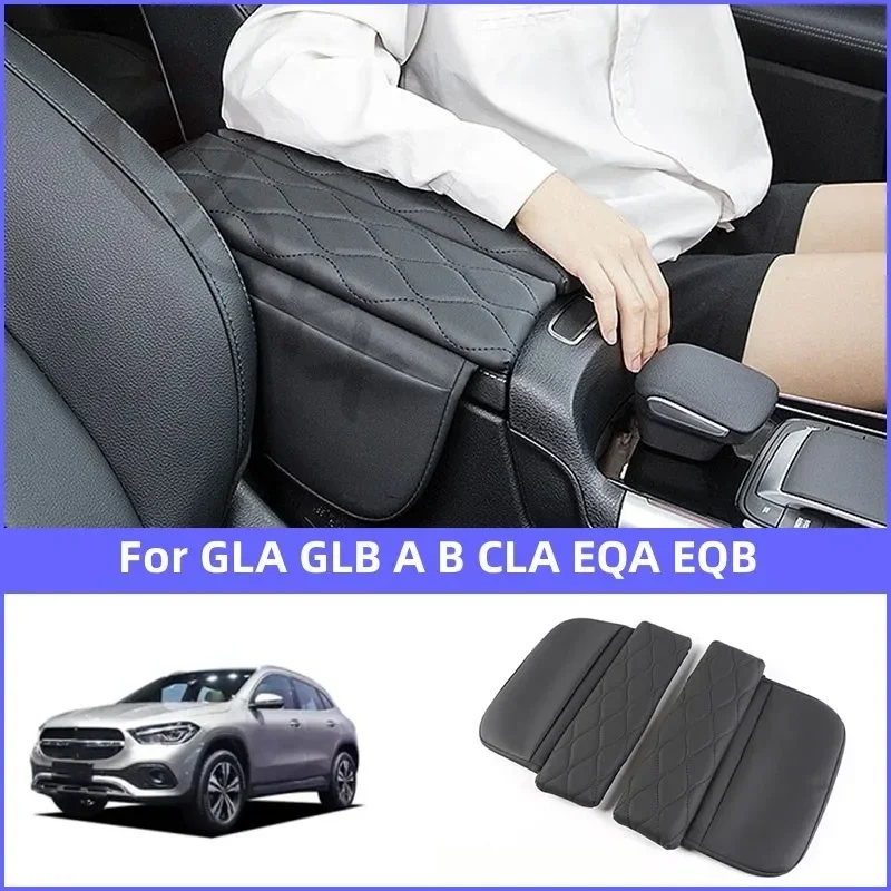 Center Console Cover For Mercedes Benz GLA H247 GLB X247 A B Class W177 W247 W118 EQA Leather Anti-Scratch Car Armrest Cushion
Center Console Cover For Mercedes Benz GLA H247 GLB X247 A B Class W177 W247 W118 EQA Leather Anti-Scratch Car Armrest Cushion
