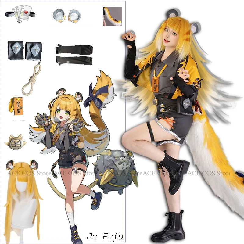 2- Ju Fufu Cosplay Costume Wig Cosplay Zenless Zone Zero Yunkui Summit Game Clothes Women Uniform Outfit Hallo
2- Ju Fufu Cosplay Costume Wig Cosplay Zenless Zone Zero Yunkui Summit Game Clothes Women Uniform Outfit Hallo